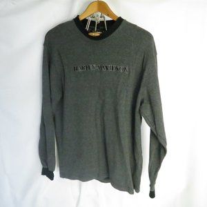 Harley Davidson Men's L Gray Long Sleeve Shirt